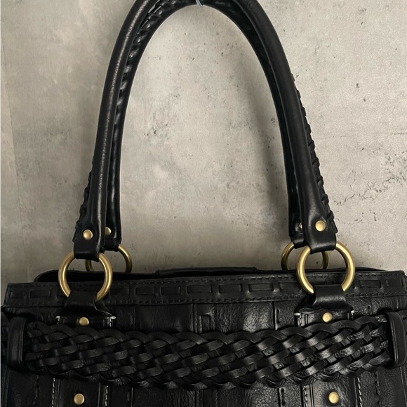Coach Black Leather Satchel - Picture 10 of 15